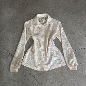 Vintage 70’s Tumbleweeds Lace Blouse